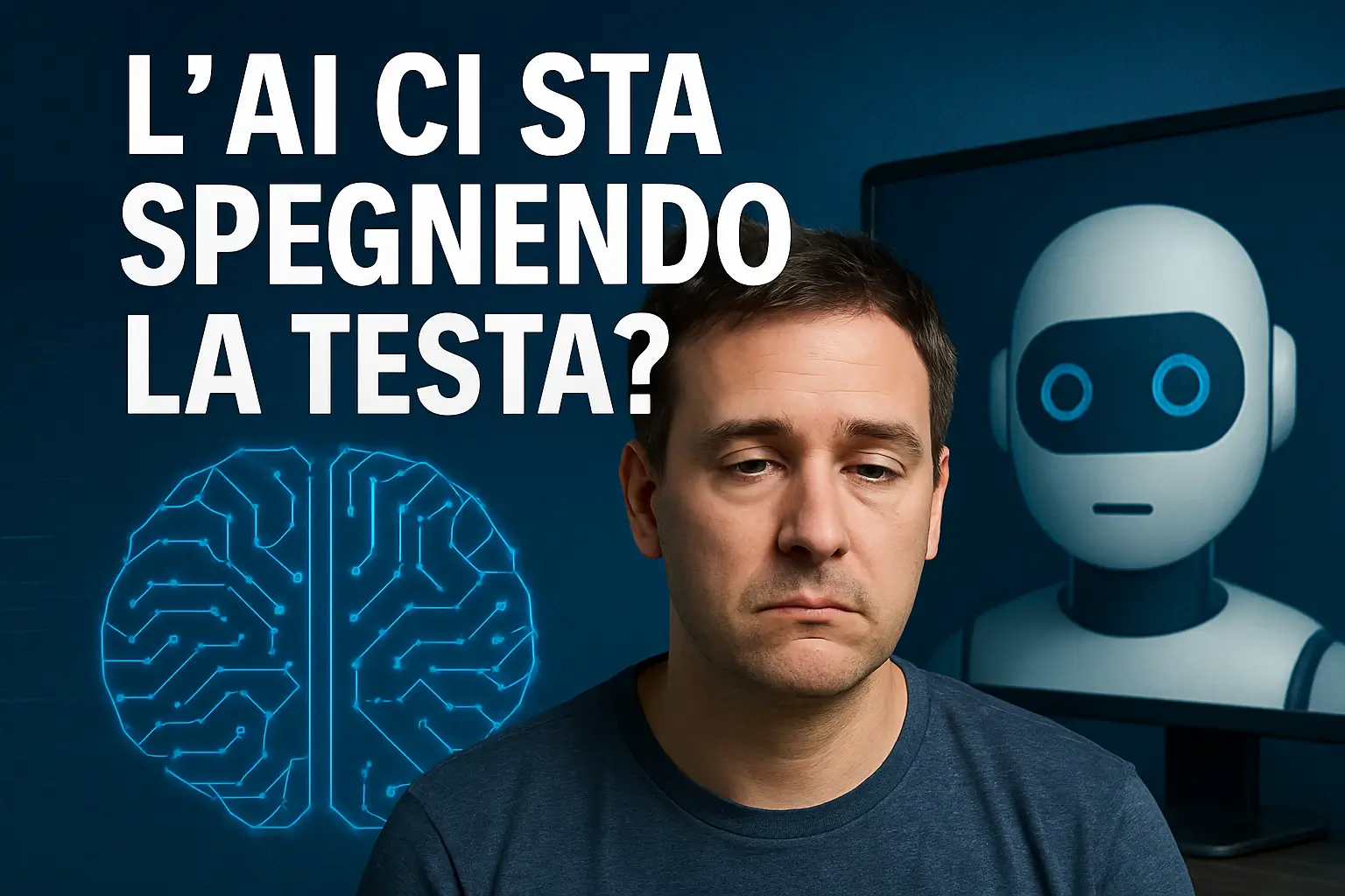 immagine del post: L’intelligenza artificiale ci rende pigri? Il rischio di smettere di pensare da soli