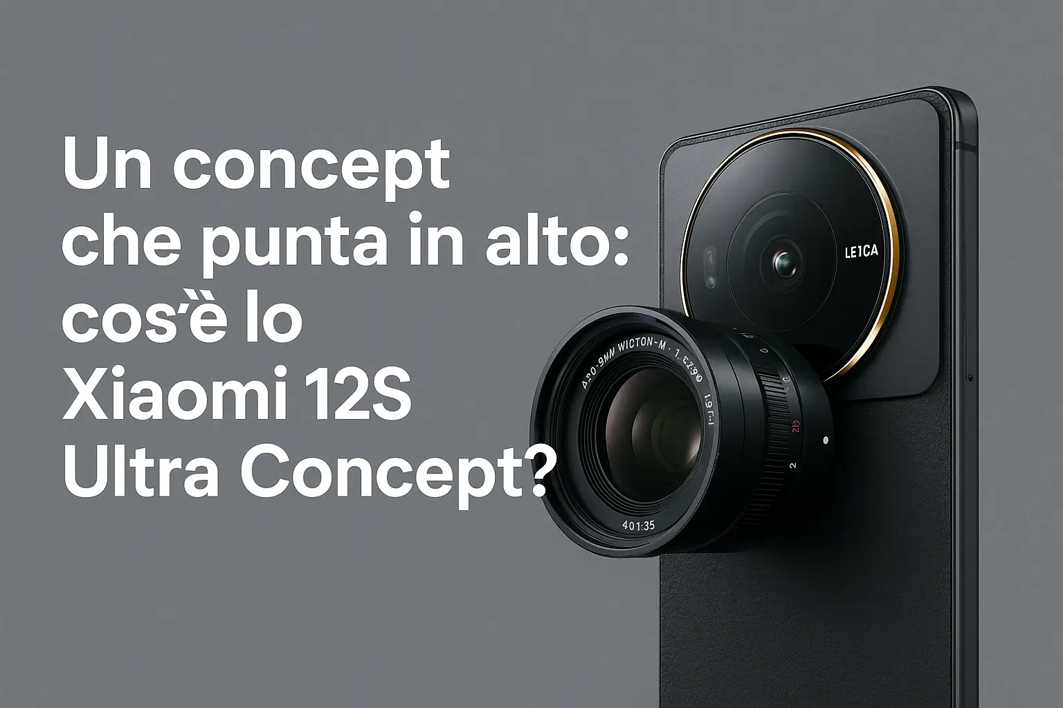Immagine del post: Xiaomi 12S Ultra Concept: la rivoluzione della fotografia mobile ha inizio