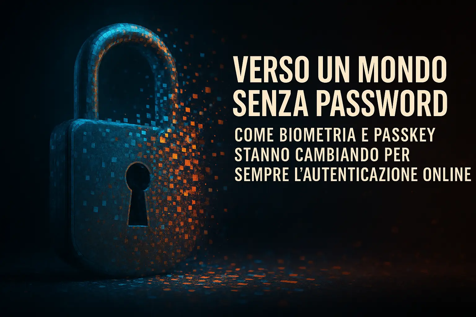 immagine del post: Verso un mondo senza password: come biometria e passkey stanno cambiando per sempre l’autenticazione online